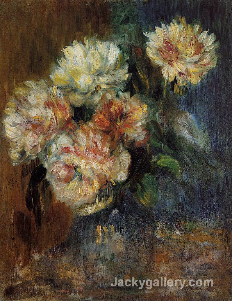 Vase of Peonies by Pierre Auguste Renoir paintings reproduction